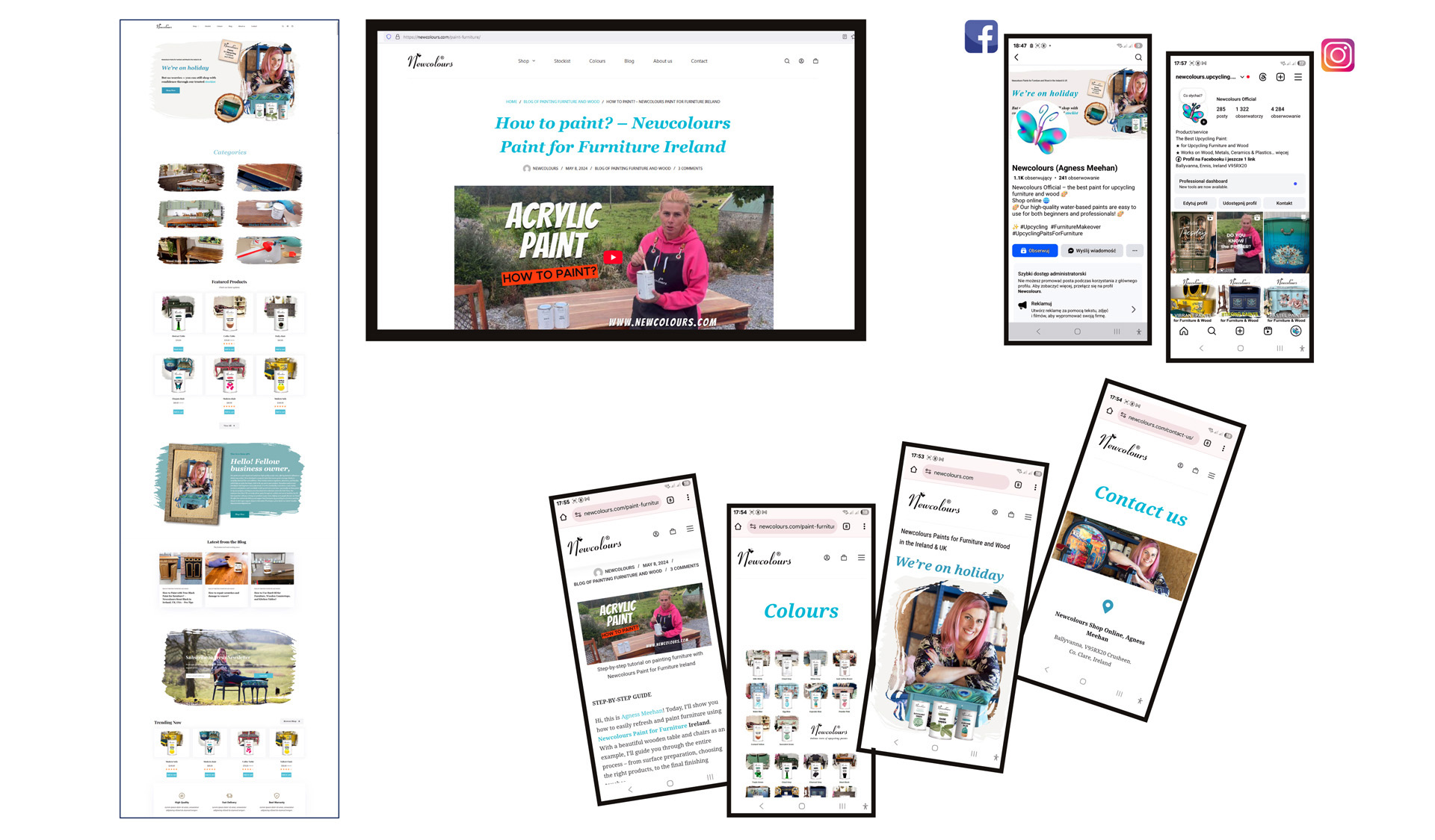 Strona internetowa – Twoja marka na Twoich warunkach. Social media v. strona internetowa. Ola Kostyk RED APPLE, Bydgoszcz